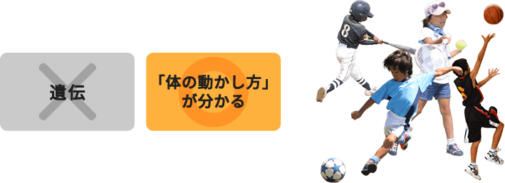 「体の動かし方」が分かる