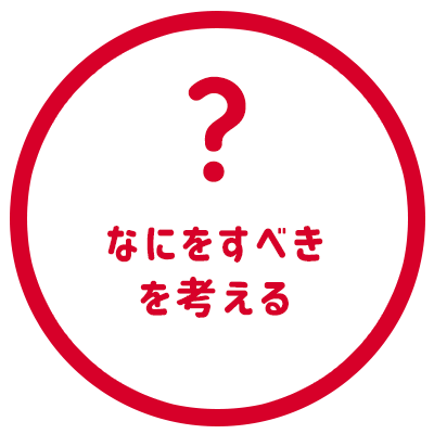 なにをすべきを考える