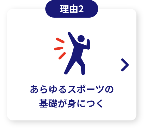あらゆるスポーツの基礎が身につく